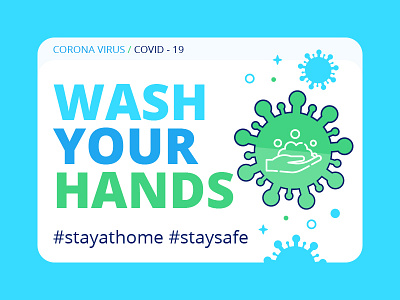 Wash Your Hands best shots clean design cool colors cool design cool logo coronavirus covid 19 creativity design full color good design virus