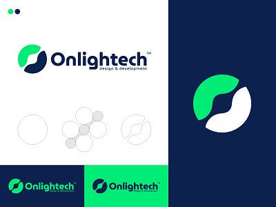 Onlightech best designer best shots branding clean design cool colors cool design cool logo creativity design logo design