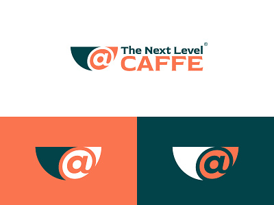 @The Next Level Caffe V1 best designer best shots branding clean design cool colors cool design creativity good design logo logo design