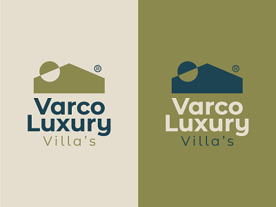 Varco Luxury Villa's best designer best shots branding clean design cool colors cool design creativity design good design logo design