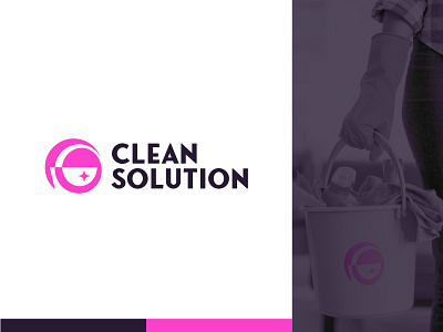 Clean Solution best designer best shots branding clean design cool colors cool design full color good design logo logo design