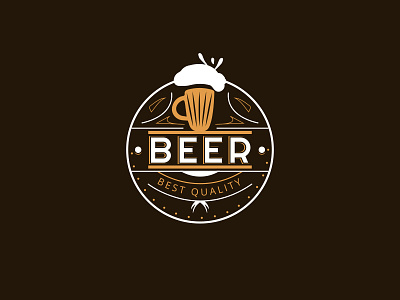 Beer beer branding clean design cool colors cool logo creativity drinks good design logo design stamps typogaphy