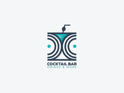 Cocktail Bar best designer best shots branding clean design cocktail bar cool colors cool design cool logo creativity design drinks good design logo logo design