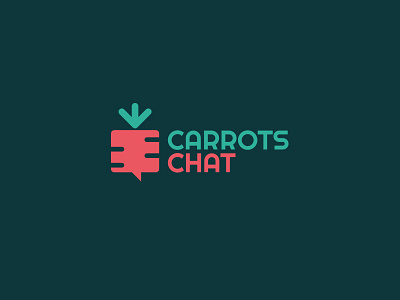 Carrots Chat best designer best shots branding carrots chat clean design cool colors cool design cool logo creativity design good design logo logo design