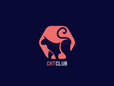 CATCLUB animal animal character beautiful best designer best shots branding cat charachter clean design cool colors cool design cool logo creativity design full color good design graphic design illustration logo logo design