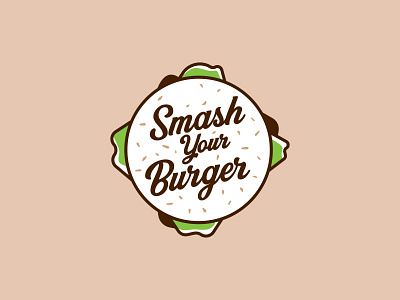 Smash Your Burger beautiful best designer best shots branding clean design cool colors cool design cool logo creativity design drinks full color good design graphic design illustration logo logo design vector