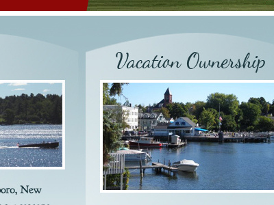 Vacation Ownership blue website