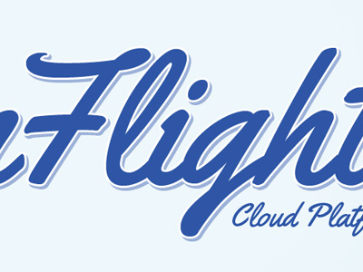 Flight logo print