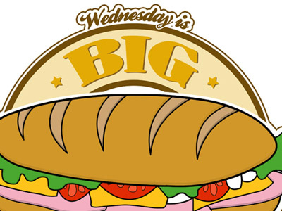 Sandwich Logo illustration logo sandwich