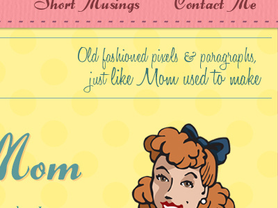 Old Fashioned Pixels article blog mothers day pink retro website yellow
