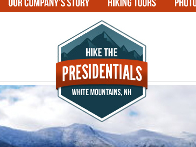 Hike The Presidentials illustration logo new hampshire website