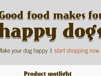 Happy Dogs billboard message website