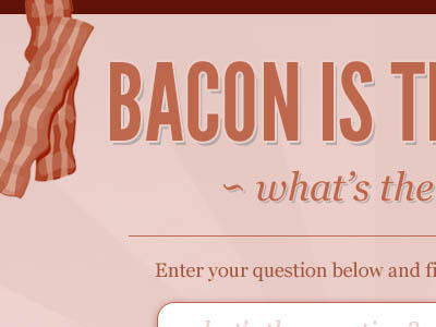 More Bacon