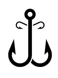 Anchor Hooks illustration logo mark