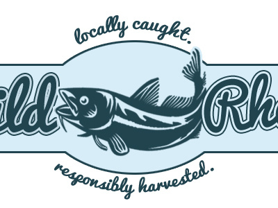 Fish Logo blue illustration logo