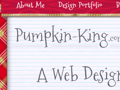 Pumpkin King Christmas blog christmas handwriting website