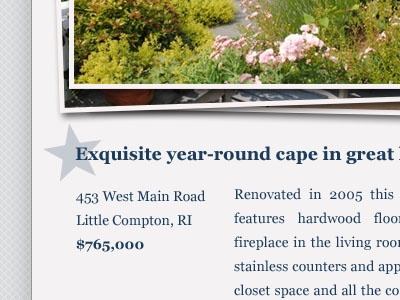 Exquisite Year Round Cape blue real estate website