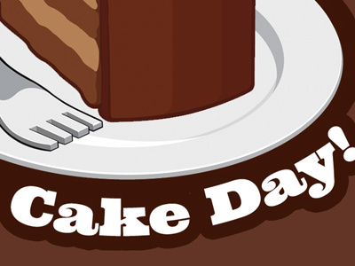 Cake Day cake illustration just for fun tshirt