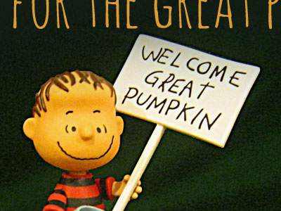 Linus blog halloween peanuts web design