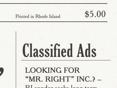 Classified Ads