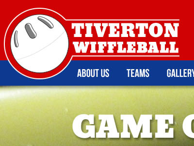 Wiffleball fun logo website