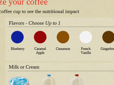Flavors coffee website