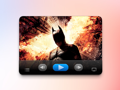 Movie player black cool ui gui icon player suskey ui