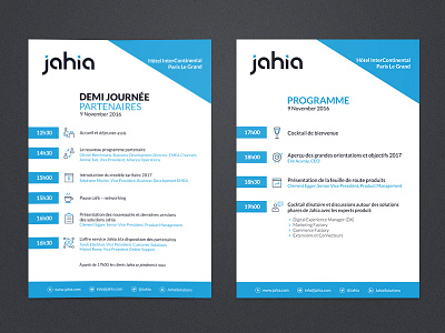 Event Leaflet branding design flyer graphic jahia mockups print program