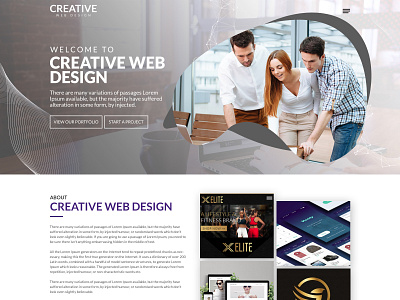 Creative Web Design 3d design graphic design illustration ui ux