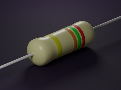 3D small resistor