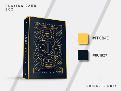 Playing Card Box - Cricket bcci box card cricket design kohli packaging playing sachin tendulkar virat
