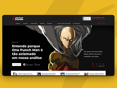 Blog Cúpula do Trovão - Teaser blog blog design design header ui web deisgn website