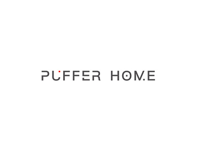 Puffer home logo branding creative direction design icon illustration logo minimal website
