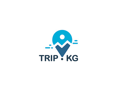 Logo for travel agency asia brand branding design graphic design illustrator kyrgyzstan logotype trip vector