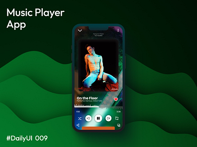 Daily UI 009 Music Player App