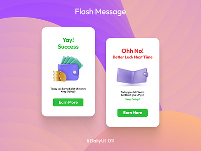 Daily UI 011 Flash Message
