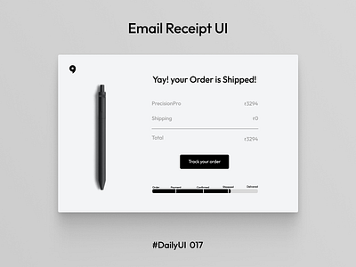 Daily UI 017 Email Receipt