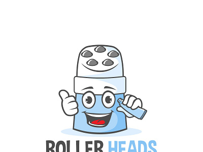 roller head animation branding logo motion graphics