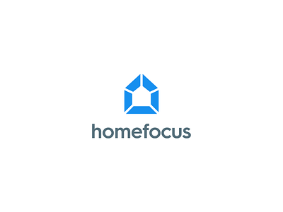 home+focus branding branding and identity branding design focus home house logo logo design minimalist modern realestate swiss
