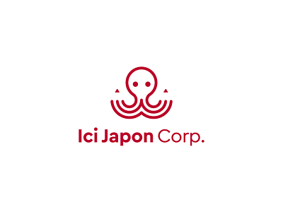 japan+octopus+versatility app design digital dribbble logo logo design logotype mark modern simple