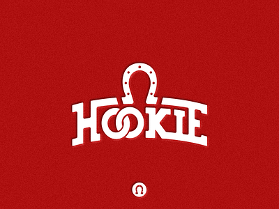 Hookie (negative) bond brand cookie friendship healthy horses horseshoe kids logotype organic ranch therapy