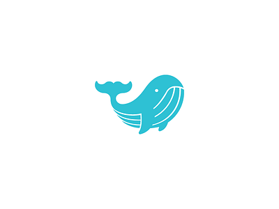 whaley aqua knowledge logo design mark nature sea whale