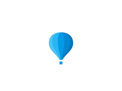 balloon + intelligence balloon blue bulb consulting intelligence logo logo design modern out of the box