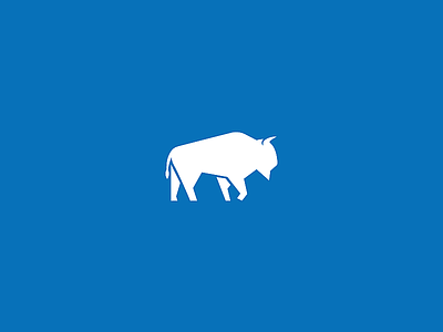 NA+bison+construction/transport america animal bison bold dribbble logo logo design logotype mark modern simple
