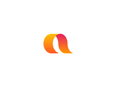 a - app development agency a abstract app app development company design folding gradient letter a letter a logo logo design logotype mark modern monogram simple