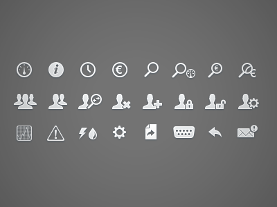 Icons for Energy Management Application