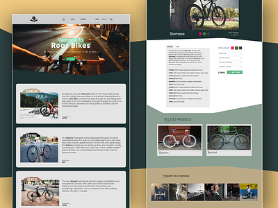 Bicycle e-commerce site