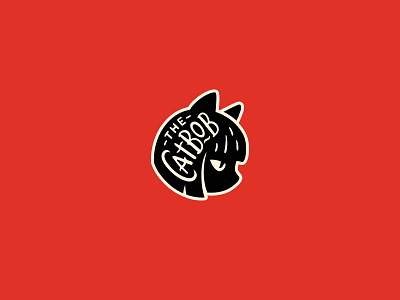Catbob branding cat character design enamelpin icon logo logotype mascot