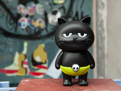 Aiwanju Toy branding cat character design mascot product design toy