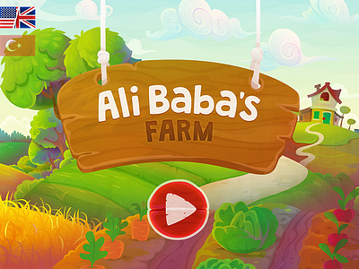 Ali Baba’s Farm – Kids Song app farm interactive book kids app mobile game songbook